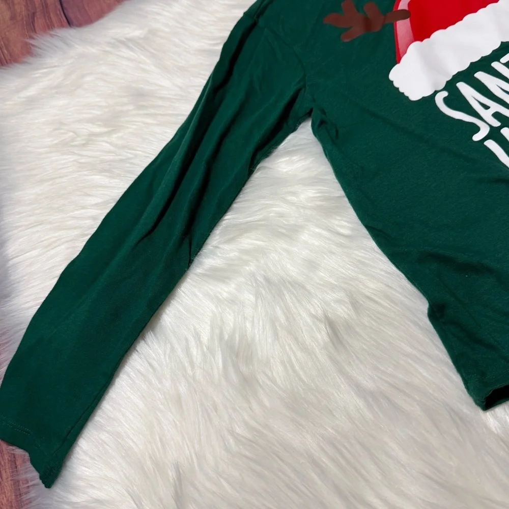 The Children’s Place Youth Boy Size Small (5/6) Long Sleeve Holiday Shirt